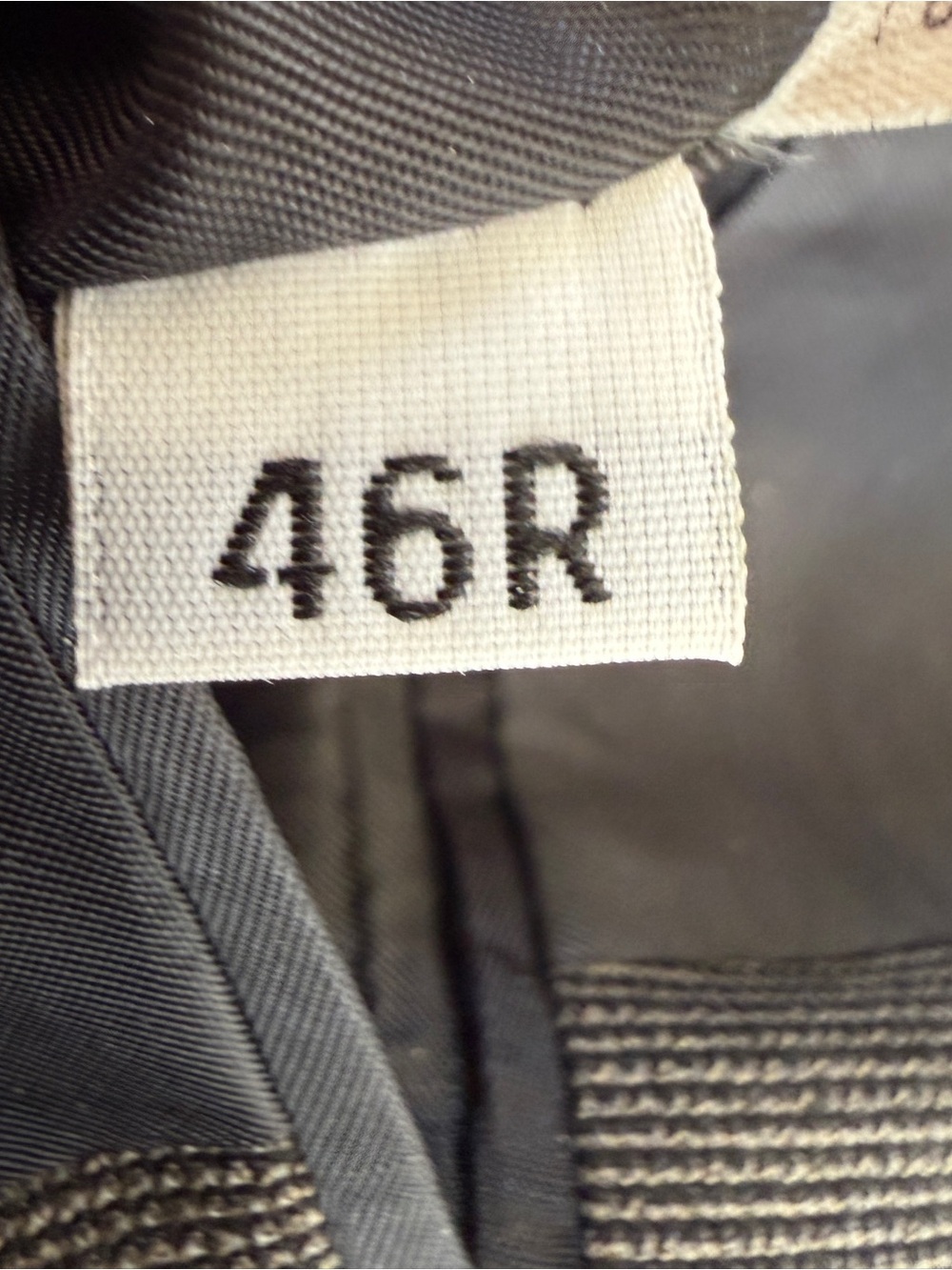 46R Hart Schaffner & Marx Gray Three-Button Sport Coat Blazer Union Made - Picture 4 of 11